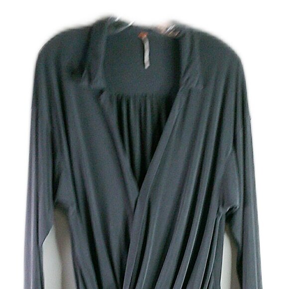 Free People - Long Sleeve Light Weight Slate Grey Jacket - Size S - Picture 3 of 9